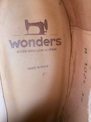 Botines Wonders beige