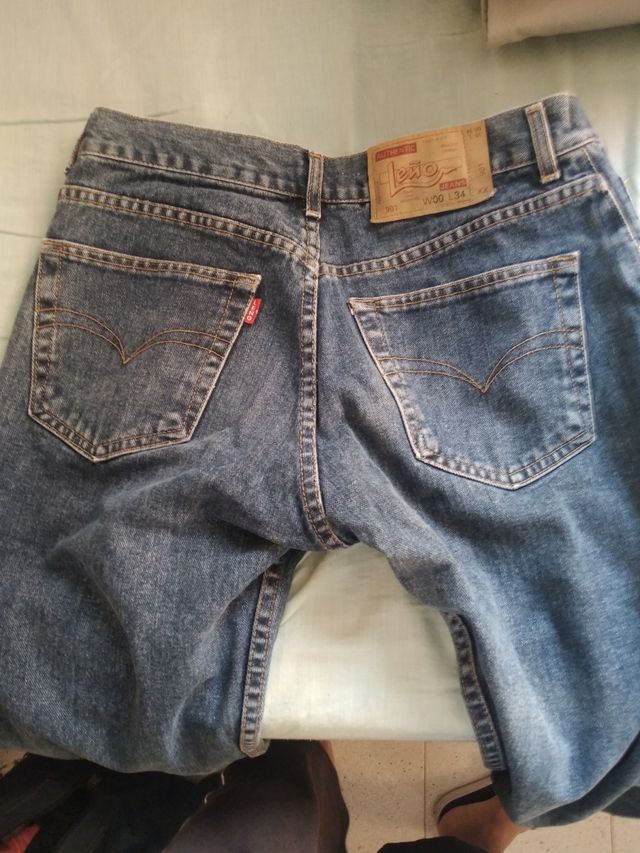 Vaqueros Levi's L/40/12 Azul