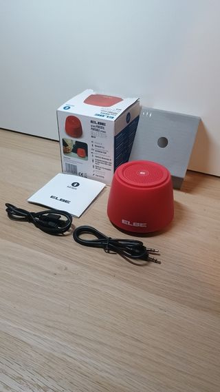 Altavoz ELBE Bluetooth rojo