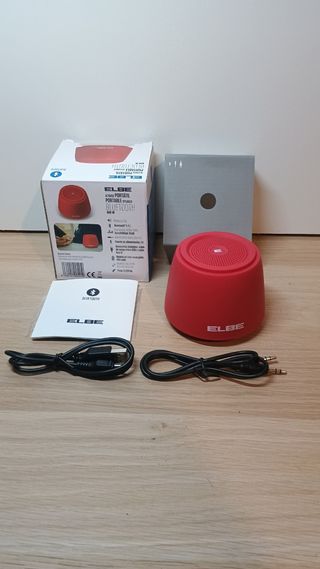Altavoz ELBE Bluetooth rojo