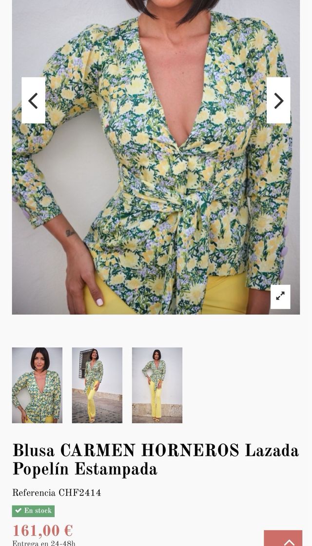 Traje Carmen Horneros - falda y top