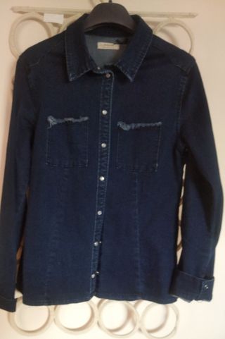 Camisa vaquera Amichi M azul marino