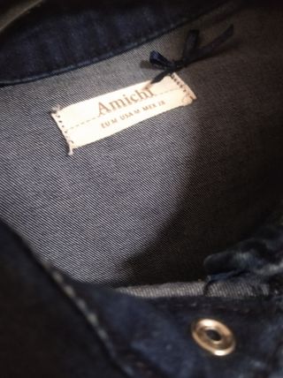 Camisa vaquera Amichi M azul marino