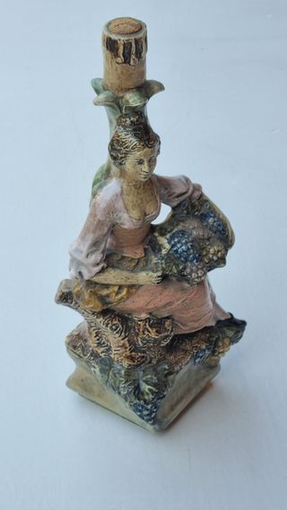 Bottiglia Ceramica Dipinta a Mano