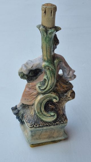 Bottiglia Ceramica Dipinta a Mano