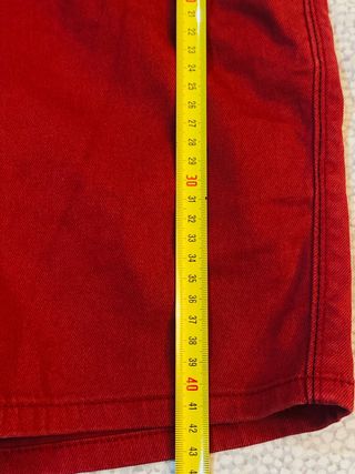 Bermuda Volcom roja, talla S