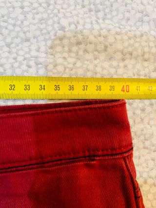 Bermuda Volcom roja, talla S