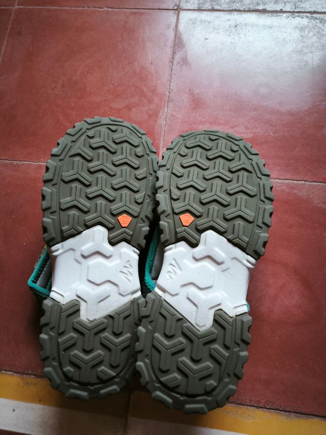 Sandalias Decathlon niño/a - Verde turquesa