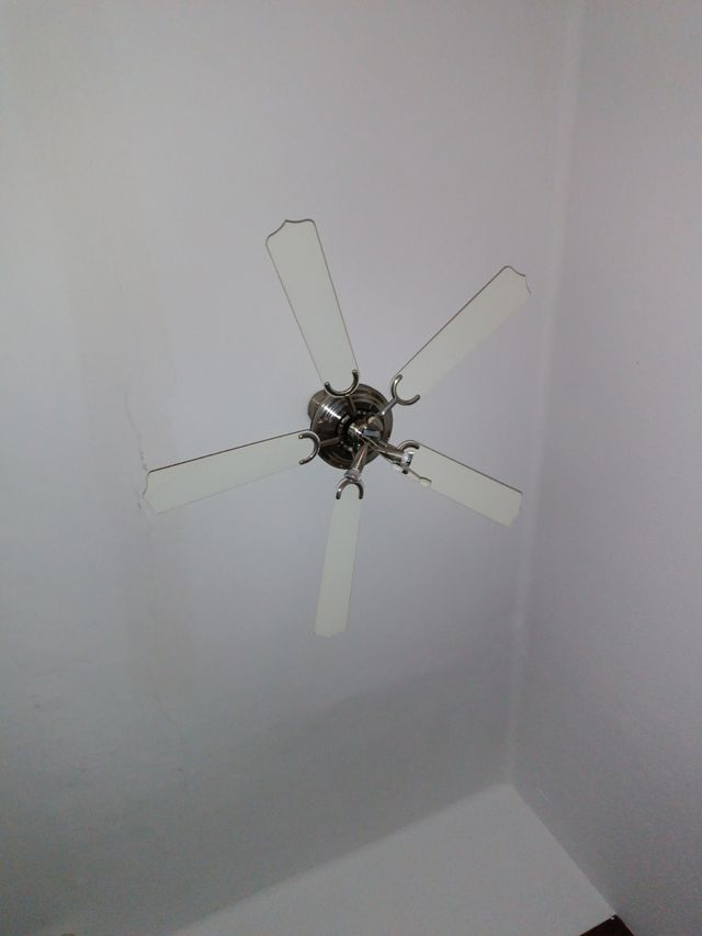 LOTE 2 Ventiladores techo 5 aspas blanco