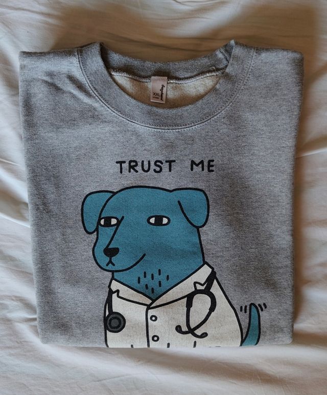 Sudadera perro médico XXL.