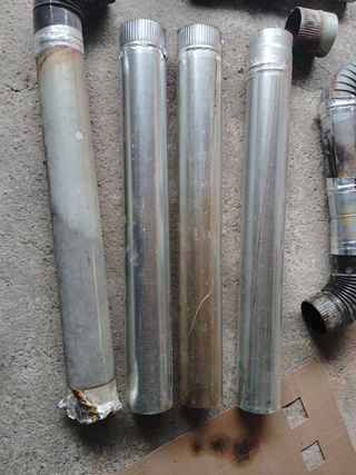 Tubos estufa --> 4 tubos + 3 codos + 2 adaptadores