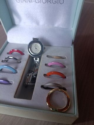 Orologio Giani-Giorgio + 9 anelli  da quadrante 