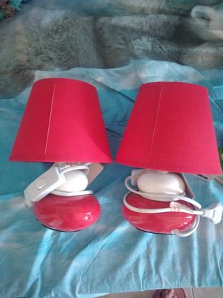 2 lampade da comodino