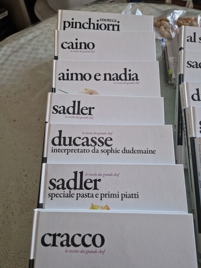 Enciclopedia di grandi chef italiani 15 volumi