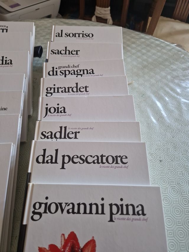 Enciclopedia di grandi chef italiani 15 volumi
