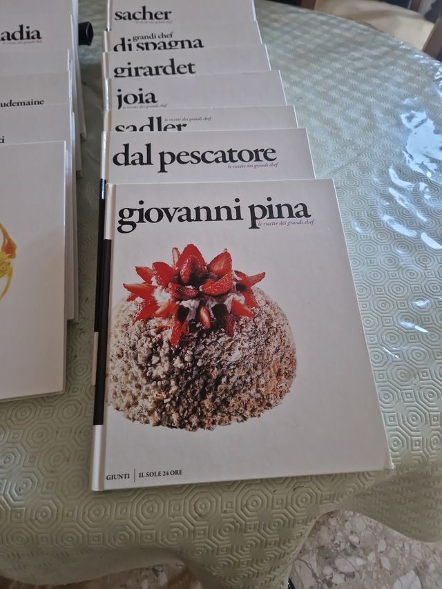 Enciclopedia di grandi chef italiani 15 volumi