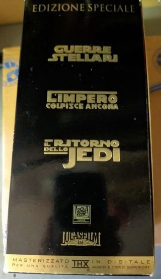 VHS Guerra Stellari - Trilogia
