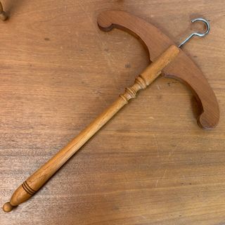 3 Perchas Madera Antiguas