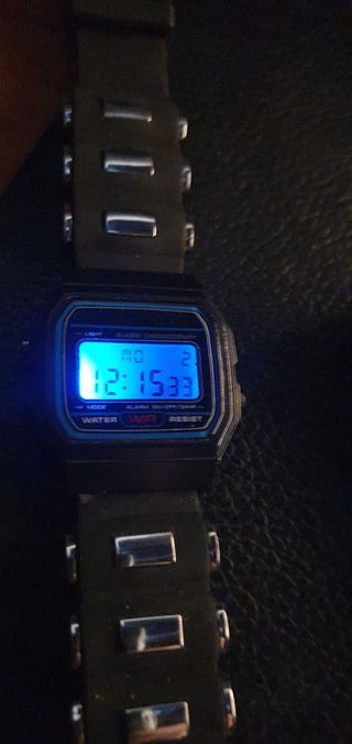 Relojes Casio A158WE plateado y F-91W