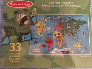 Puzzle Melissa & Doug Mapa Mundi