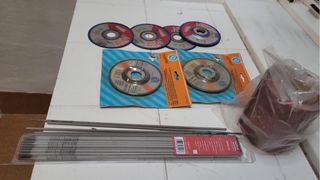 Discos diamante, electrodos, lija