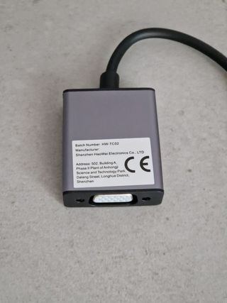 Adaptador USB-C a VGA