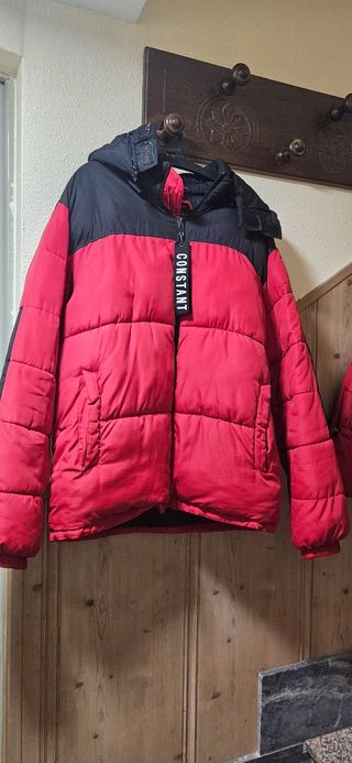 Cazadora Bershka roja - Talla M