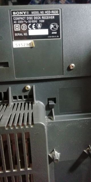 Minicadena Sony MHC-RG30 3CD