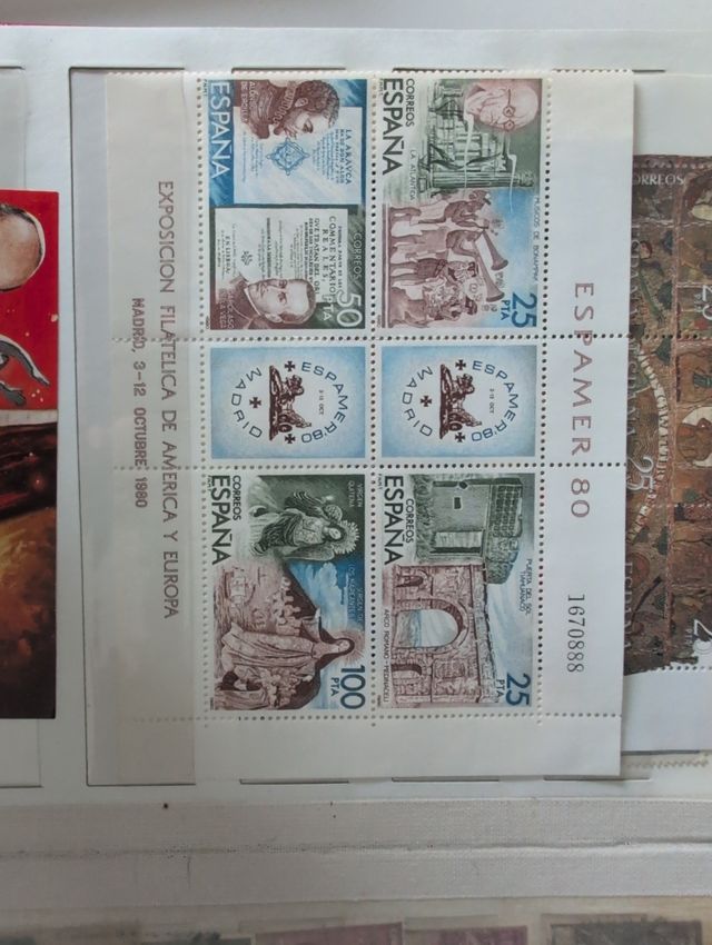 Sellos España - Exposición Filatélica 1980