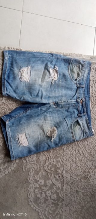 Shorts vaqueros rotos