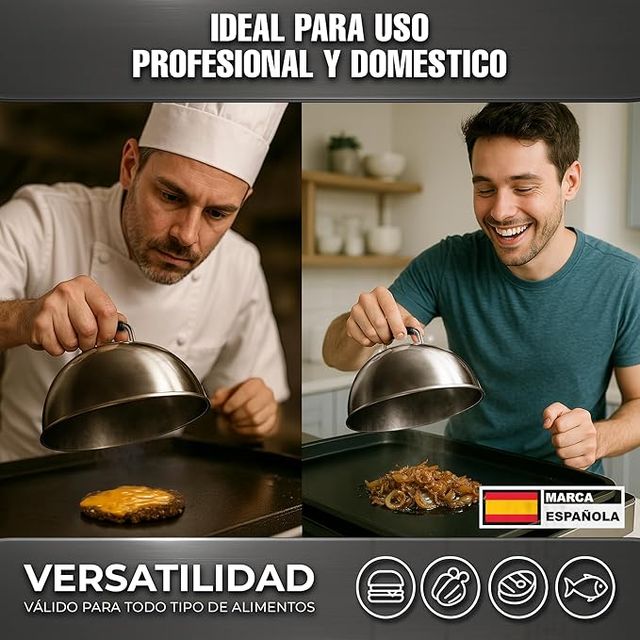 KIT JOYGRILL Smash Burger Profissional em Aço Inoxidável