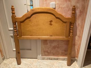 Cabecero cama pino macizo 90cm