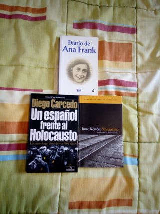 3 LIBROS HOLOCAUSTO JUDIOS SEGUNDA GUERRA MUNDIAL