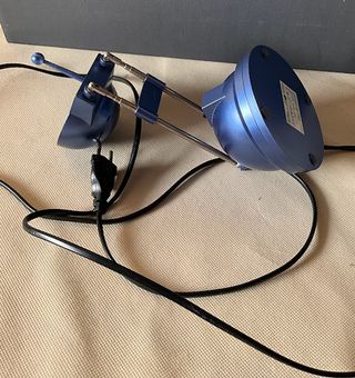Lampada da tavolo Fair-Kauf blu