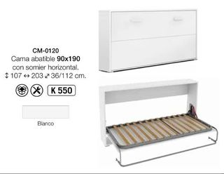 CAMA ABATIBLE HORIZONTAL 90×190 TUCO