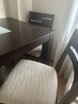 Mesa comedor 4 sillas