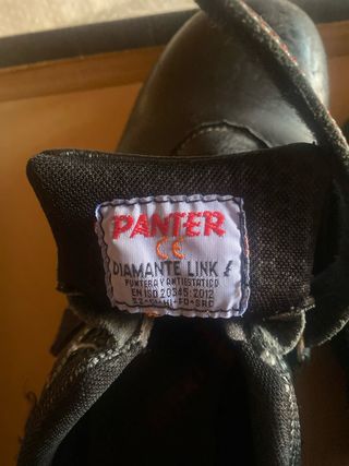 Zapatos seguridad PANTER negros