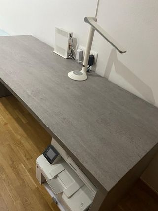Mesa escritorio gris - moderna