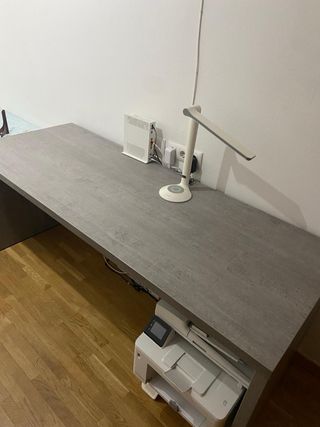 Mesa escritorio gris - moderna