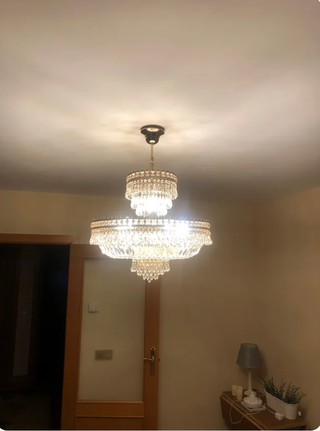 Lampara techo cristal Swarovski