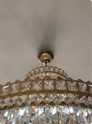 Lampara techo cristal Swarovski