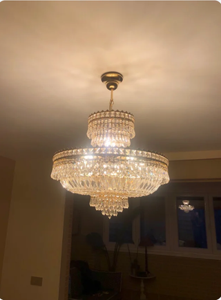 Lampara techo cristal Swarovski