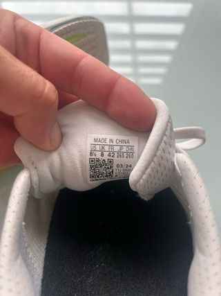 Zapatillas running Adidas blancas