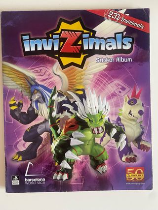 Álbum Invizimals Vintage 2011 Original e Incomplet