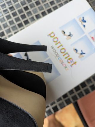Zapatos tacón 11.5cm, usado una vez, talla 35