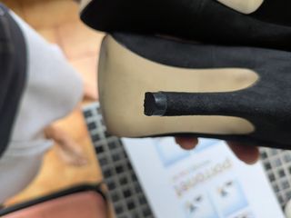 Zapatos tacón 11.5cm, usado una vez, talla 35