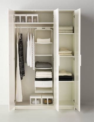 Armadio bianco a 3 ante BRIMNES