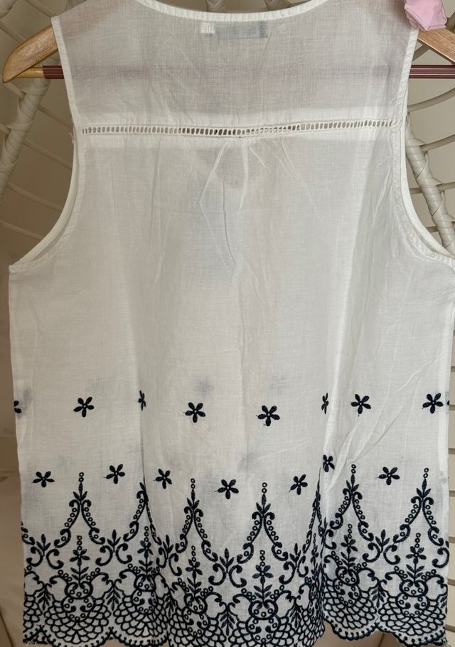 Blusa blanca Eagle Rock XL