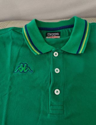 Polo Kappa verde tg.L vintage