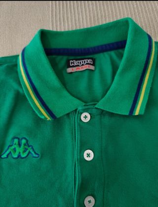 Polo Kappa verde tg.L vintage